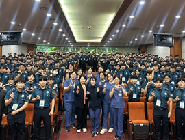 외상간호팀, 경기남부경찰청 교육봉사 진행