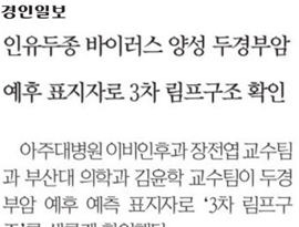 인유두종 바이러스 양성 두경부암, 예후 표지자로 3차 림프구조 확인